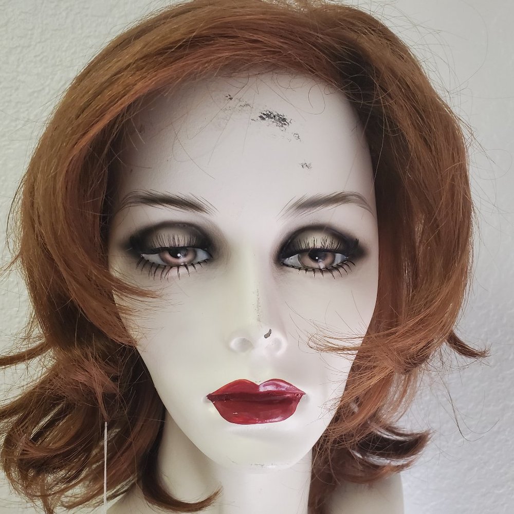 new hair wig. monofillament Color: Russet